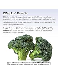 Nature's Way DIM-plus fórmula metabolismo de estrógeno, 120 cápsulas