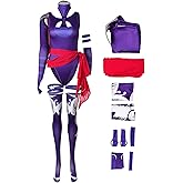 Psylocke Cosplay Costume Superhero Sai Full Set Adult Women Jumpsuit Halloween Carnival Party Suit