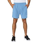 baleaf Men's 5" Running Athletic Shorts for Workout Gym Tennis Sports Lightweight Quick Dry with Zipper Pocket
