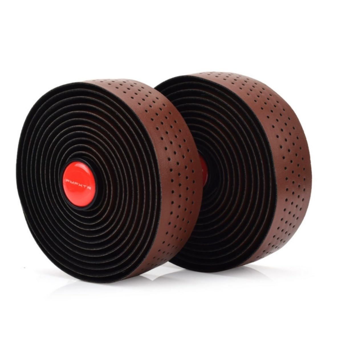 HOUSON bicycle handlebar tape, EVA + PU mountain bike handlebar tape, road bike handlebar tape, handlebar tape, non-slip and shock-absorbing for bicycles Brown