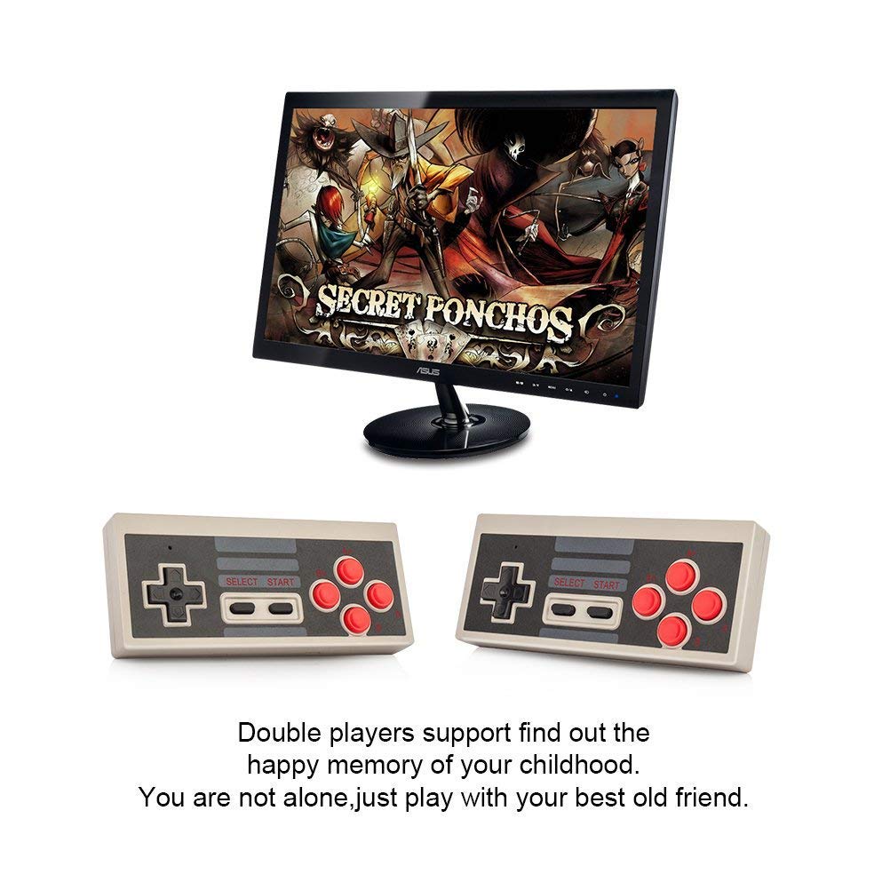 NES Classic Wireless Controller, YCCTEAM® Wireless Controller Console Gamepad for Nintendo NES Classic Mini Edition Gaming System with 2.4G Wireless Receiver