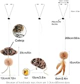 Aidiyapet Cat Toys Indoor Interactive Catnip Toy with Crinkle and Hanging Design view 4