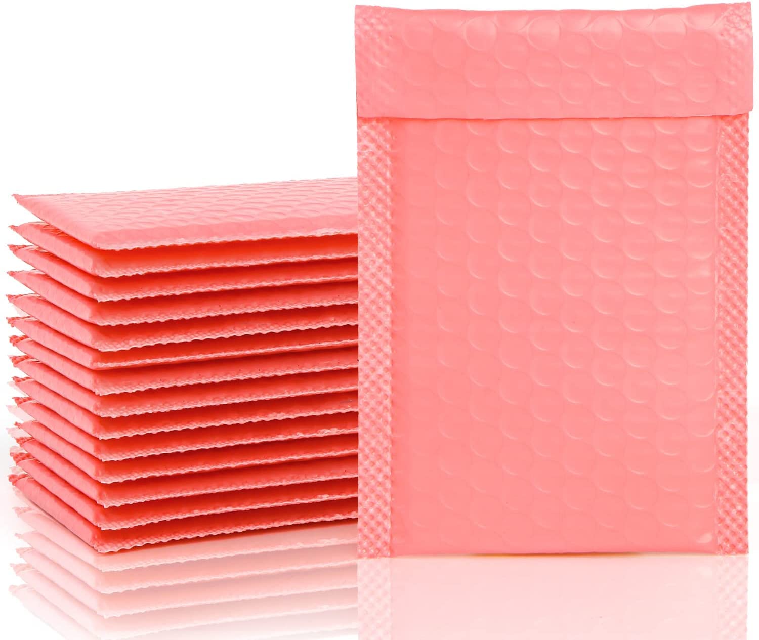 SULOLI 20PCS Pink Poly Bubble Mailers A4 Padded Envelopes Bulk Bubble Lined Wrap Polymailer Bags for Shipping Packaging Mailing Self Seal(22X30CM)