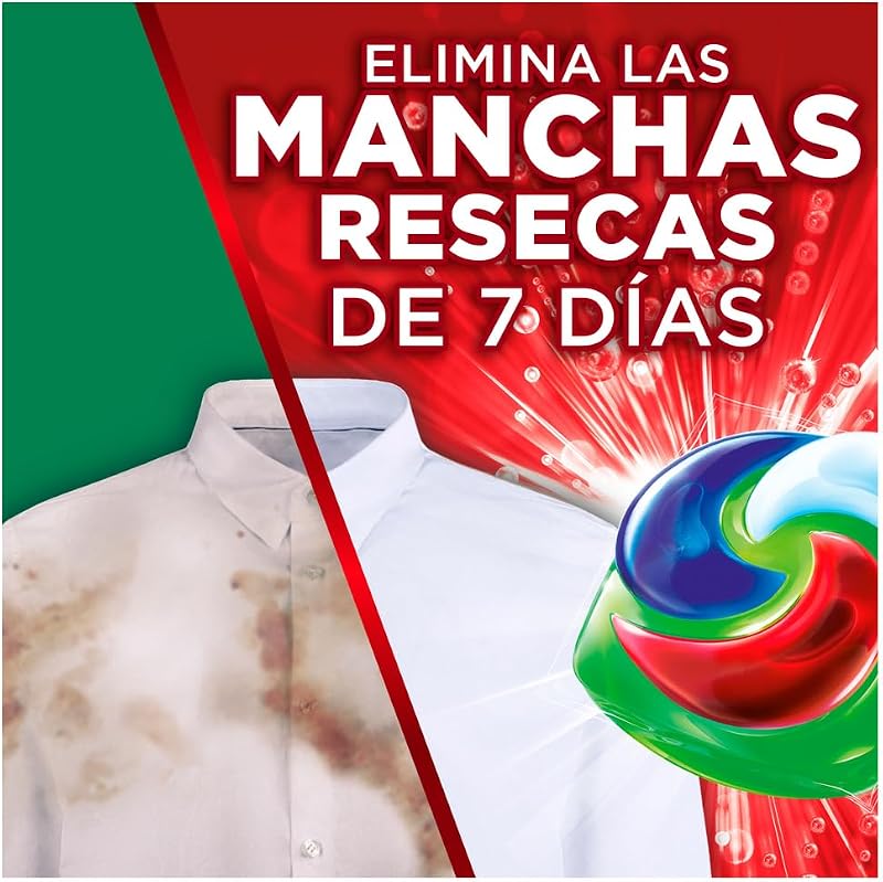 PODs Platinum, Detergente Líquido En Cápsulas + Poder Quitamanchas Cápsulas, 35 Lavados