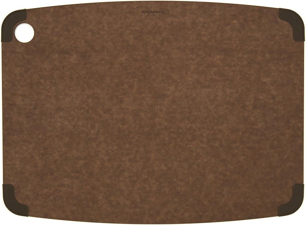 Epicurean Non-Slip Series Cutting Board, 17.5-Inch by 13-Inch, Nutmeg/Brown