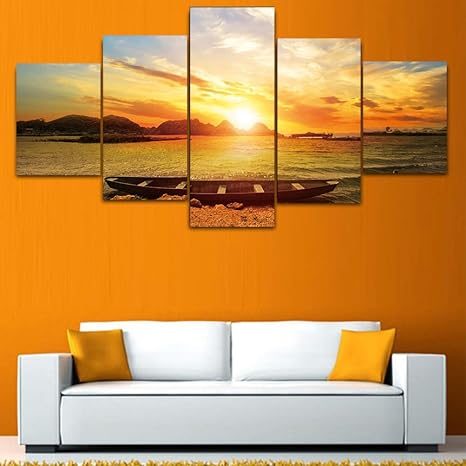 ZFKOB 5 Impresiones de Lienzo Cuadro en Lienzo Póster Decoración del