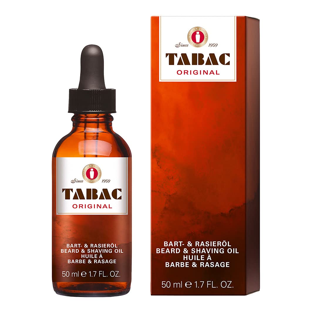 Tabac Original Men's Beard Oil 50ml - Nourishing Grooming Oil with Natural Ingredients