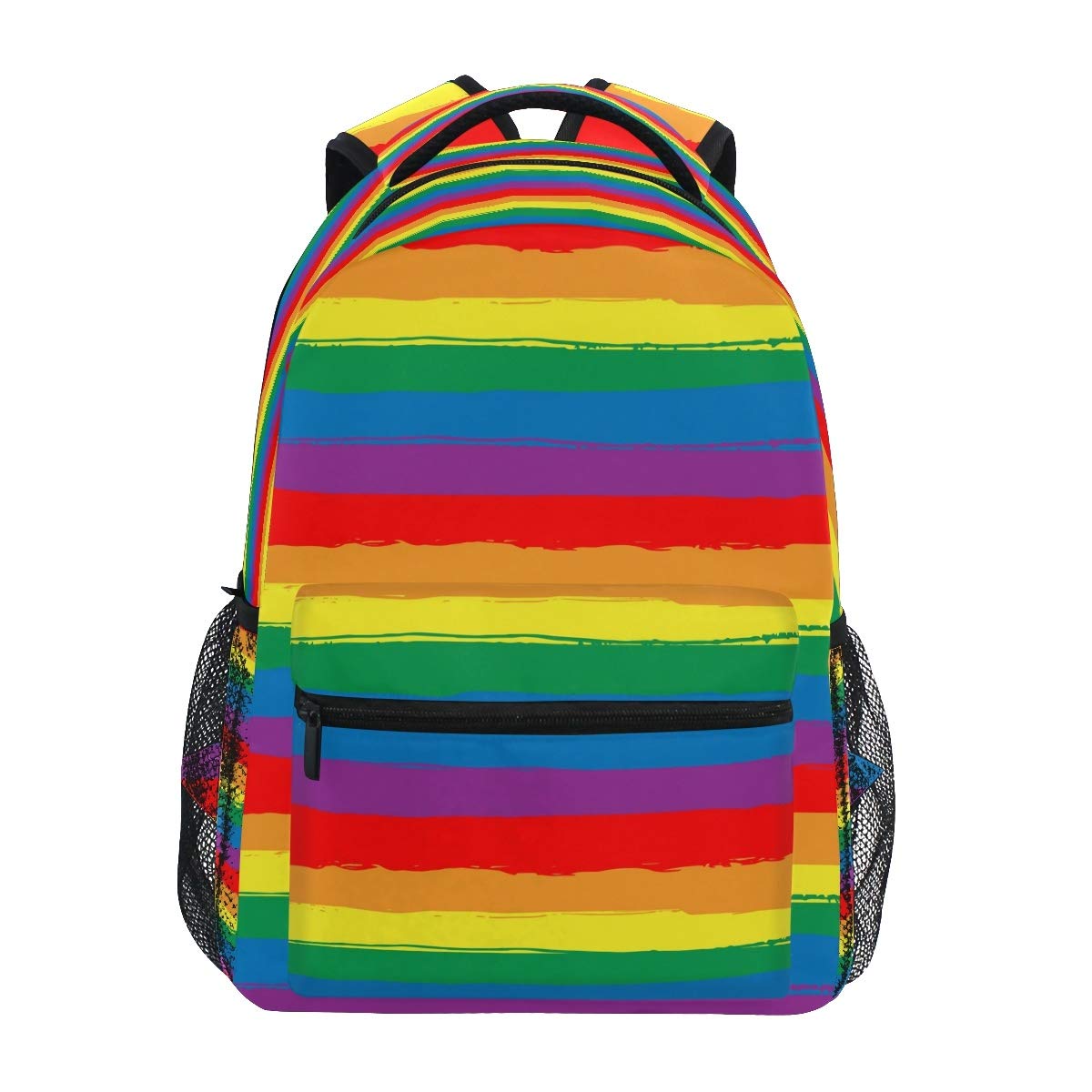 Rainbow Respect Backpacks for Kids Pride Flag Backpacks Student Backpack Big for Girls Boys Elementary School Shoulder Bag Bookbag
