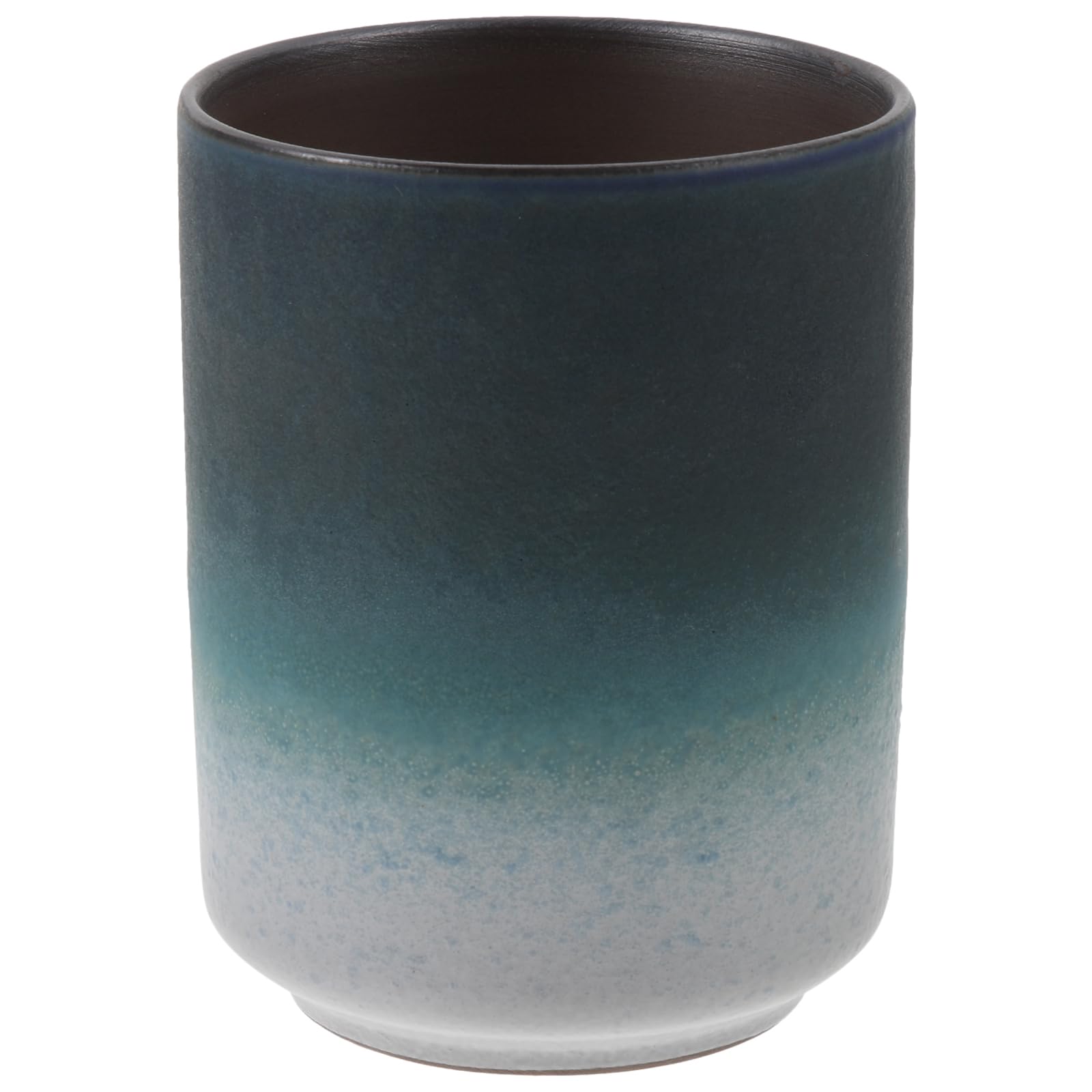 Operitacx Japanese Style Tea Cup Retro Ceramic Cup Handleless 3.46In Height Household Water for Coffee or Tea Vintage Design