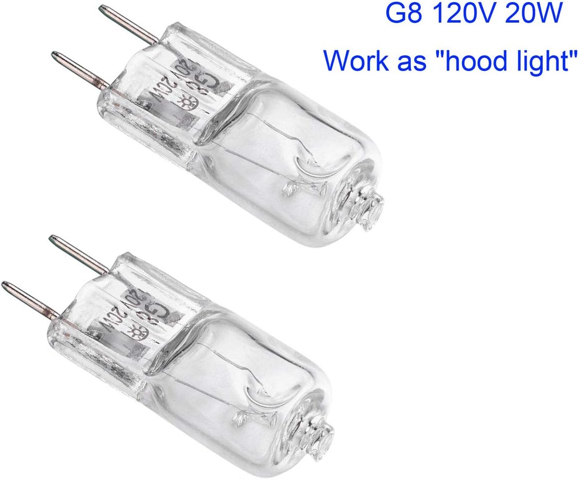 Light Bulb for GE Microwave Oven - Halogen Light Bulb Fits for GE Samsung Kenmore Elite Maytag Over the Stove Range Microwave, Night Light/Stove Light Bulb for GE microwave, Replaces WB25X10019, 2Pack: Home Improvement
