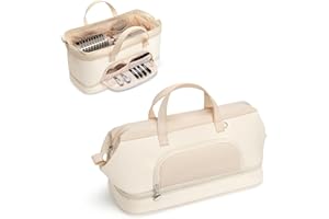 LOTOUR Hair Tools Travel Case Bag for Shark HD430 Flex Style/Shark SpeedStyle Pro Flex/Dyson Hair Dryer/Dyson Airwrap, Portable Travel Storage Organizer for Hair Attachments