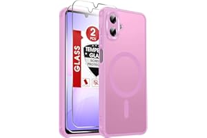 LeYi for Galaxy A07 Case: Samsung Galaxy A07 Phone Case [Magnet Fit] with [2 Packs] Screen Protector, Translucent Smooth Soft