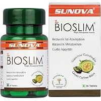 Sunova Bioslim (Garcinia Cambogia Extract and Green Coffee Bean Extract) - 60 Tablets
