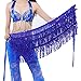 MUNAFIE Women's Belly Dance Hip Scarf Performance Outfits Skirt Festival Clothing