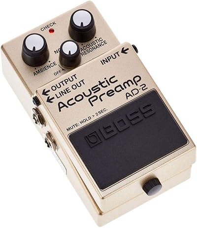 BOSS AD-2 Acoustic Preamp Pedal for Acoustic-Electric Guitar