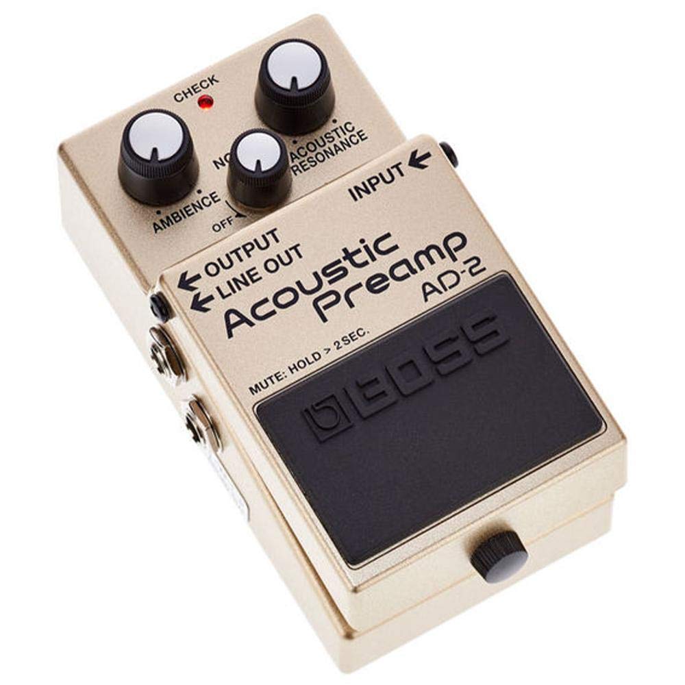 BOSS AD-2 Acoustic Preamp Guitar Pedal, Acoustic-electric guitar preamp with advanced BOSS sound processing โ image 1