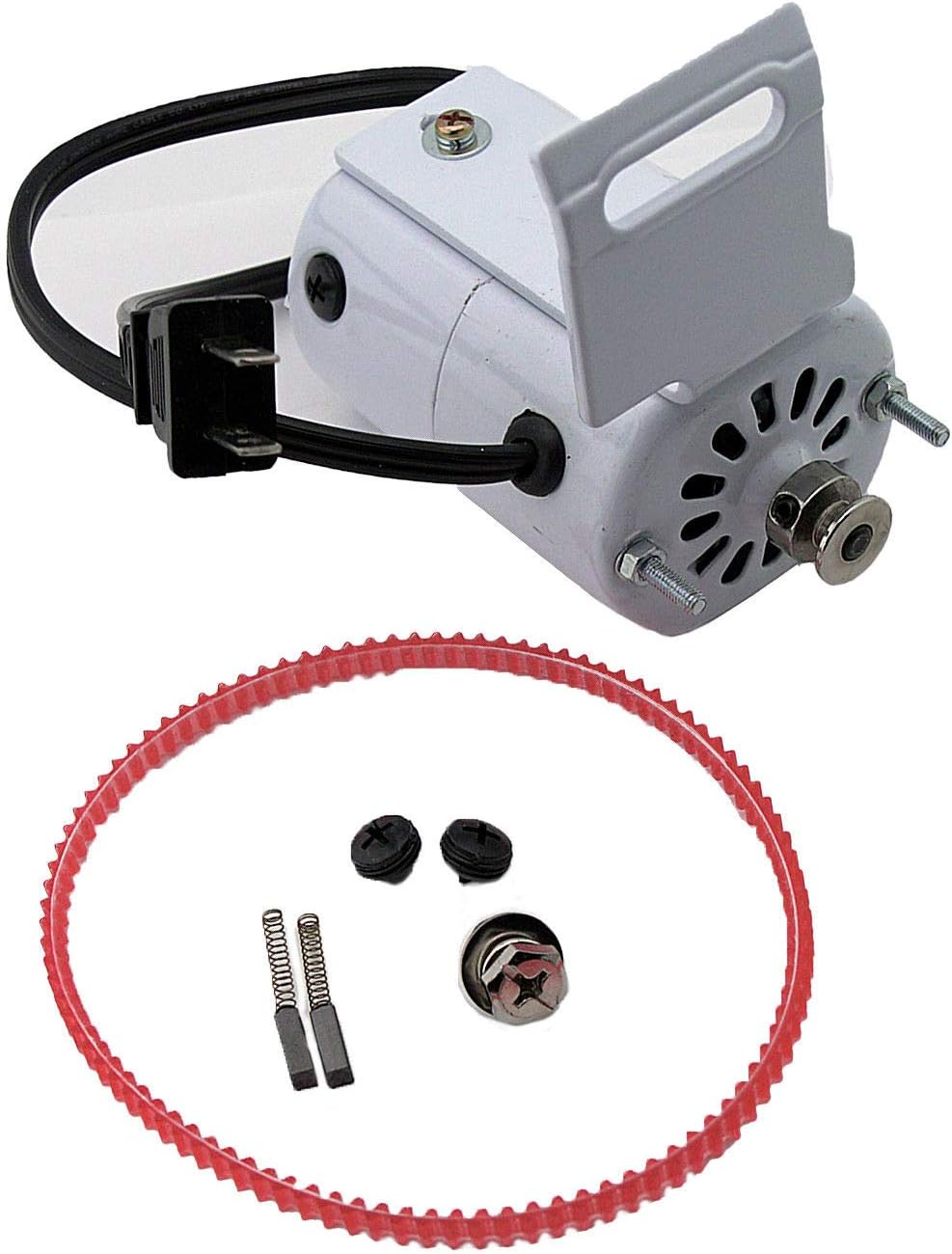 White Home Sewing Machine Motor, LBracket 110 Volt, 90W