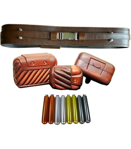 8597 Obi Deluxe Full Belt Pouches Capsules Jedi Costume Prop Star OBI Deluxe Full Belt Pouches Capsules jedi costume prop  main image 3