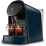 PHILIPS cápsulas CAFETERA Express LM8012/41 L'OR Barista Azul (Doble CAPUSLA), 1 Liter, Plástico