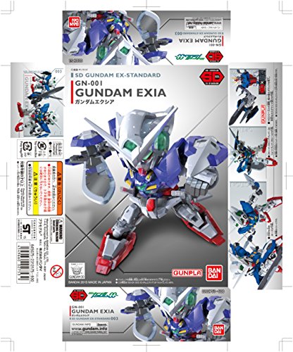 Bandai Hobby SD EX-Standard Gundam Exia Action Figure