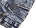 Bienzoe Girl's Summer Denim High Waist Holes Ripped Jeans Shorts Size 10
