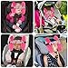 Accmor Carseat Head Neck Support Set, Adjustable Infants and Baby Sleep Neck Relief, U-Shape Stroller Head Support Sleep Holder Belt, Offers Protection for Kids
