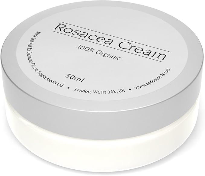 Rosacea Cream Made With Natural and Organic Ingredients Treat Redness