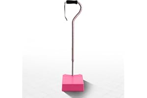 EZ-Step Stair Climbing Assist Cane – Stair Lift for Seniors, Mobile Stairlift, Half Step for Seniors, Portable Stair Lift for Elderly (Pink Polka Dot)