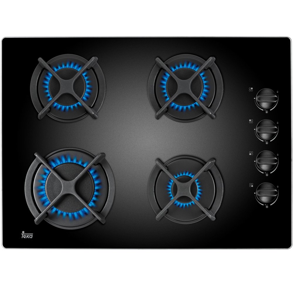 Teka HF LUX G AI AL CI Integrado Encimera de gas Negro