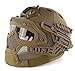 Myheartgoon NEW development Tactical Fast Helmet with Tactical Mask with Goggle for Airsoft Paintball (TAN)