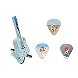 LETISH Wooden Guitar Pick Case with 3 Real Wood