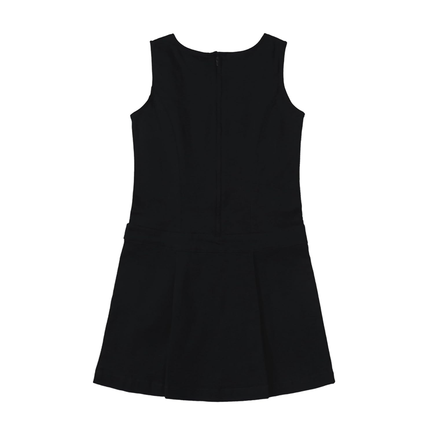 girls black pinafore
