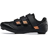 Men Lightweight Outdoor Road Cycling Shoes - Wear-Resistant Breathable Cycling Shoes Compatible with Peloton
