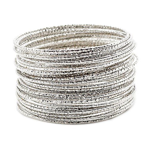 30pcs Set Alloy Bangles Set Womens Gold Silver Indian Bracelets Bangles Engraved