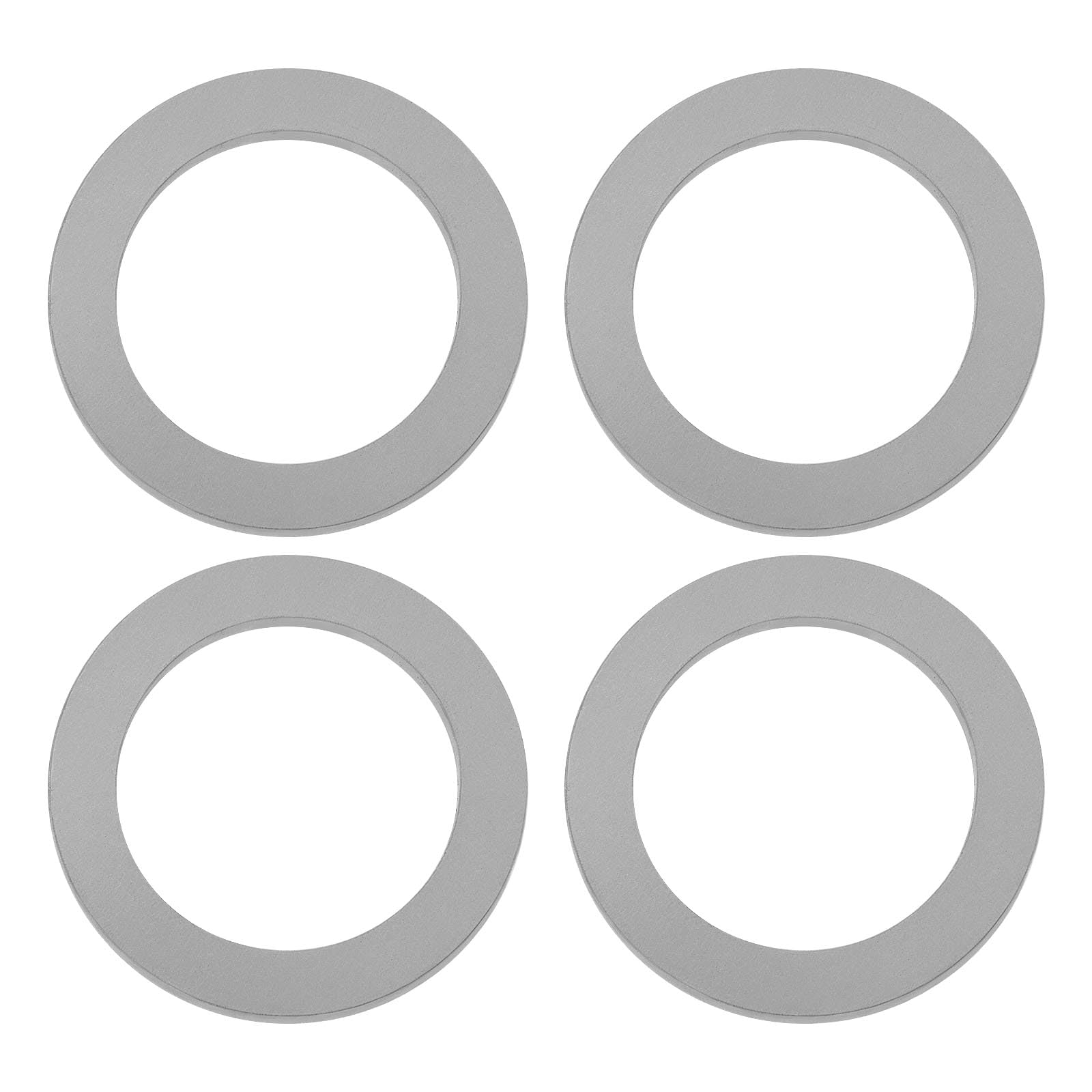 eMagTech 4pcs Bicycle Pedal Washers 1.5mm Thickness 304 Stainless Steel Pedal Washers for 9/16 Inch Pedal Axles Cranks Bikes Mountain Bikes Road Bikes