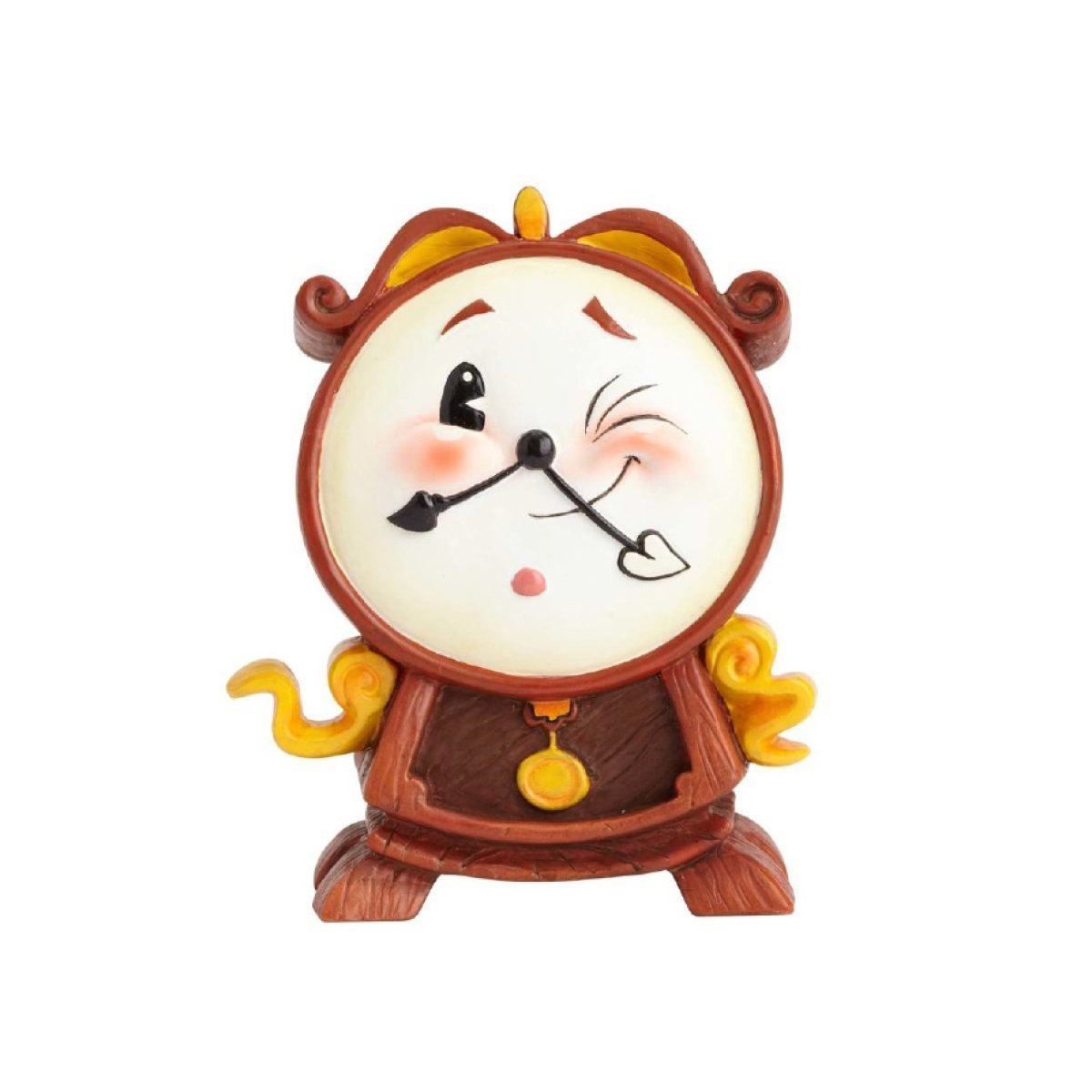 Miss Mindy Presents Disney "Cogsworth" Figurine, Multi-Colour