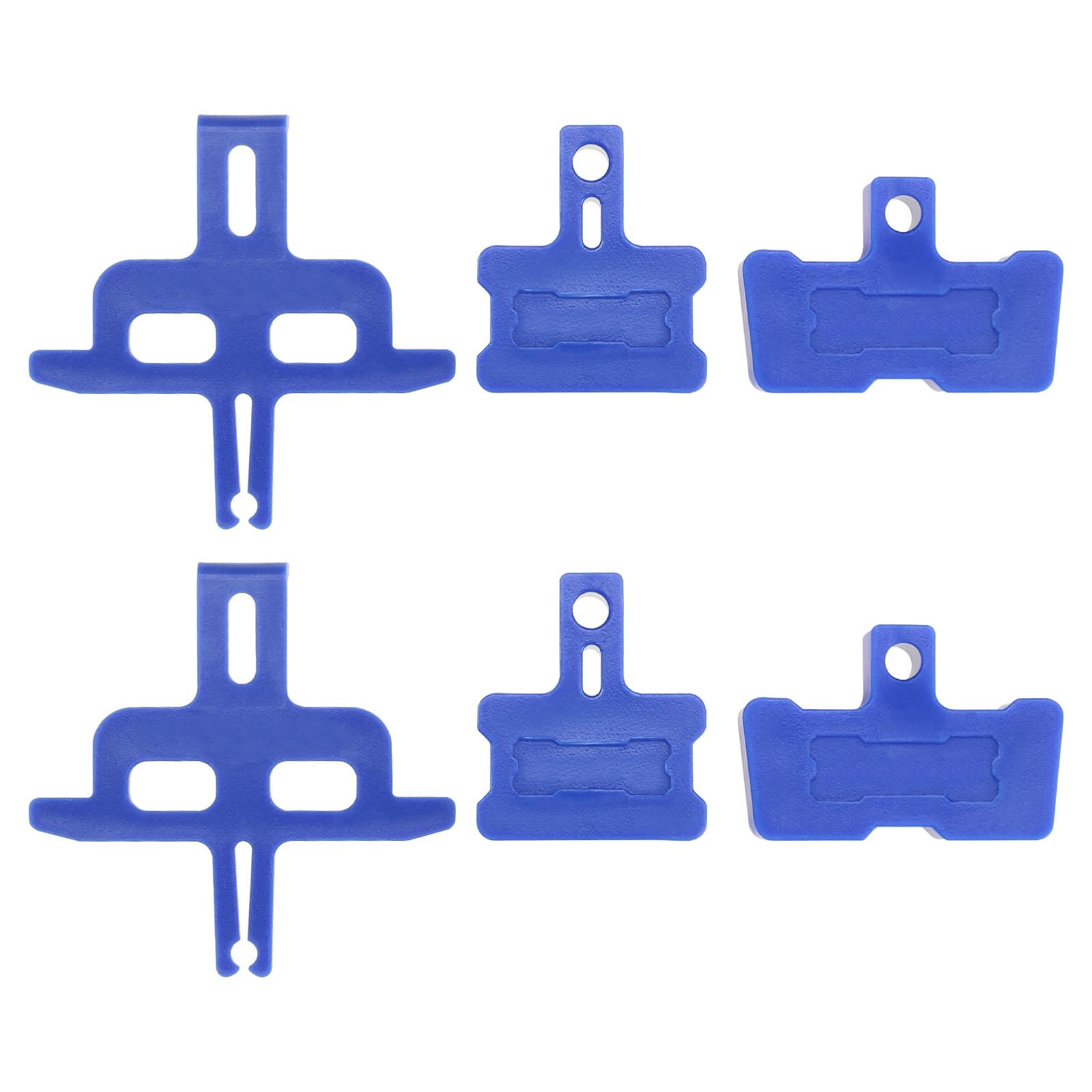 VGOL 6Pcs Hydraulic Disc Brake Pads Spacer Brake Bleed Blocks Compatible with Shimano Compatible with AVID Compatible with SRAM Compatible with MTB, Mountain, Road Bicycle