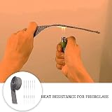 Foneso Car Exhaust Wrap Titanium Black Fiberglass Heat Insulation Roll 5m 10 view 3