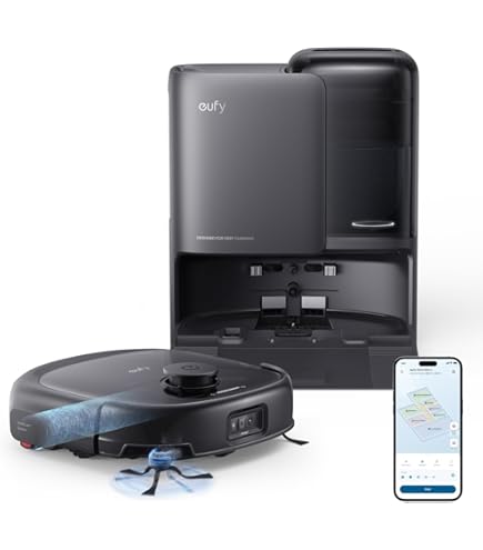 Amazon.com: eufy X8 Pro Robot Vacuum Self-Empty Station, Twin