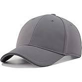 TSSGBL Men's Plain Baseball Hat - OSFM & XXL Big Head Fit,Adjustable Structured Ball Cap with Reflective Sandwich Brim