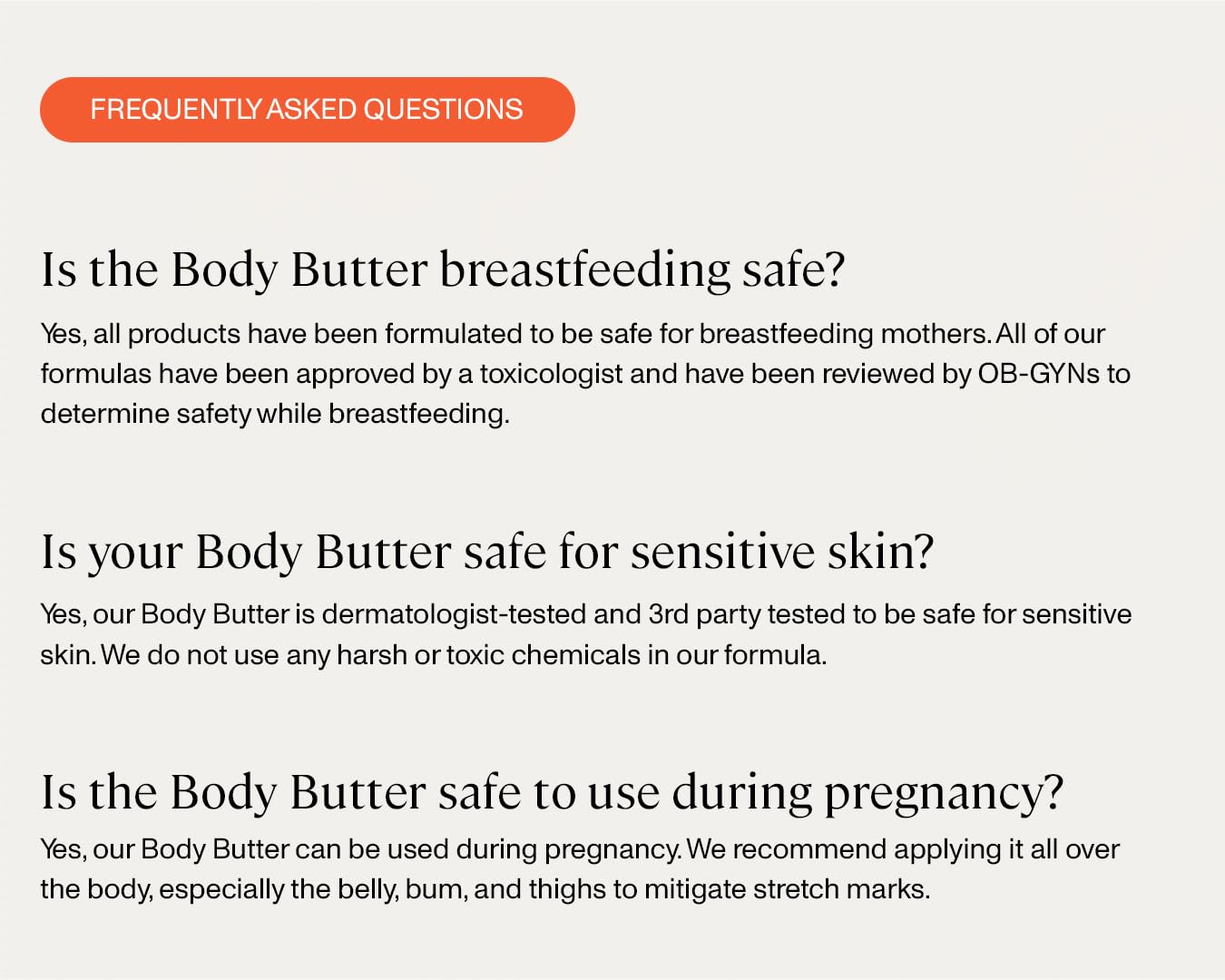 ANYA Body Butter, 5oz - Stretch mark repair and prevention lotion. Dermatologist-tested, Breastfeeding Safe ultra-rich cream, keeps skin hydrated postpartum. Essentials Gifts Baby Shower Gifts