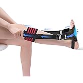 Plantar Fasciitis Night Splint – Adjustable Foot Brace with Detachable Foot Wrap – Pain Relief for Plantar Fasciitis, Achille