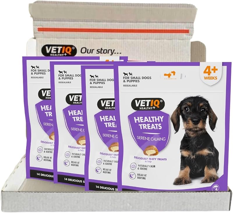 VETIQ Healthy Treats Serene Calming For Small Dogs & Puppies 50 g Pack of 4