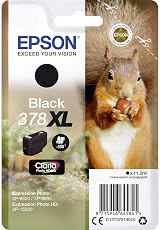 Epson 378XL Black Squirrel High Yield Genuine Ink Cartridge Claria Photo HD