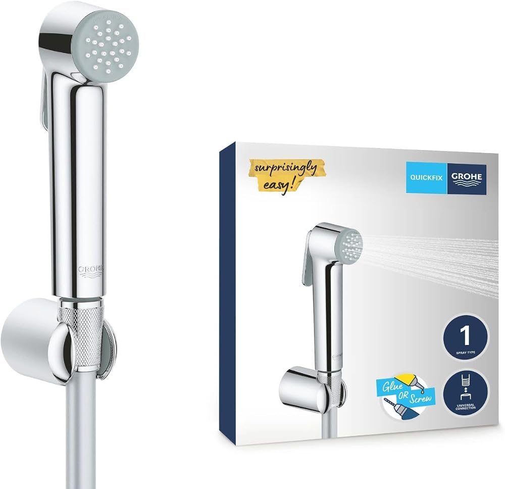GROHE Vitalio Trigger Spray 30 Wall Holder Set Chrome