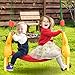 Costzon Rider Swing with Hangers, Wind Rider Glider Swing for Kids Playground (Back to Back Rider Swing for 2 Kids)