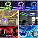 YM E-Bright Yellow Led Strip Lights Flexible Waterproof 5M /16.4Ft 600SMD with 12V 5A Power Supply for TV Under Cabinet Bedroom Party Stage Holiday Garden Indoor Outdoor Decoration