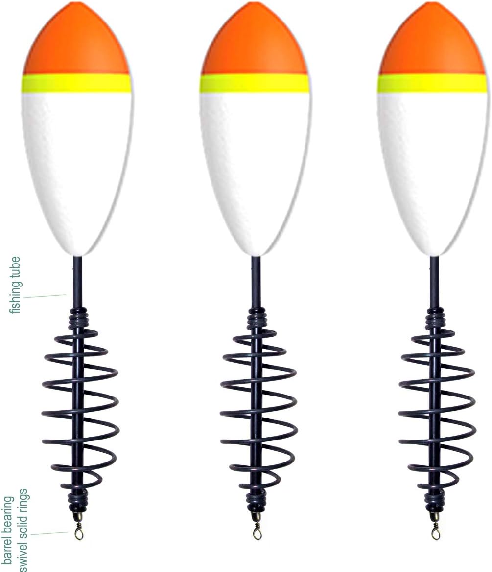 Elfishes 3pcs Carp Fishing Surface Running Floating Feeder Bait Bag up Method 40g/1.4oz