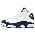Nike Jordan Mens Air Jordan 13 Retro 414571 144 Obsidian - Size 10.5,White/Dark Powder Blue-multi