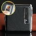 Fathers Day Gift Rechargeable Leather Cigarette Case with Electronic USB Lighter Christmas Gifts black
